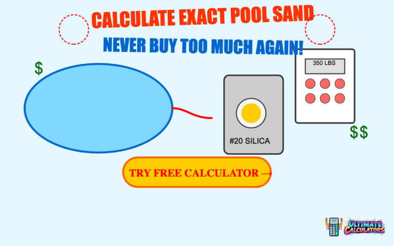 Pool Sand Calculator