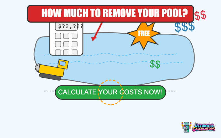 pool removal cost calculator