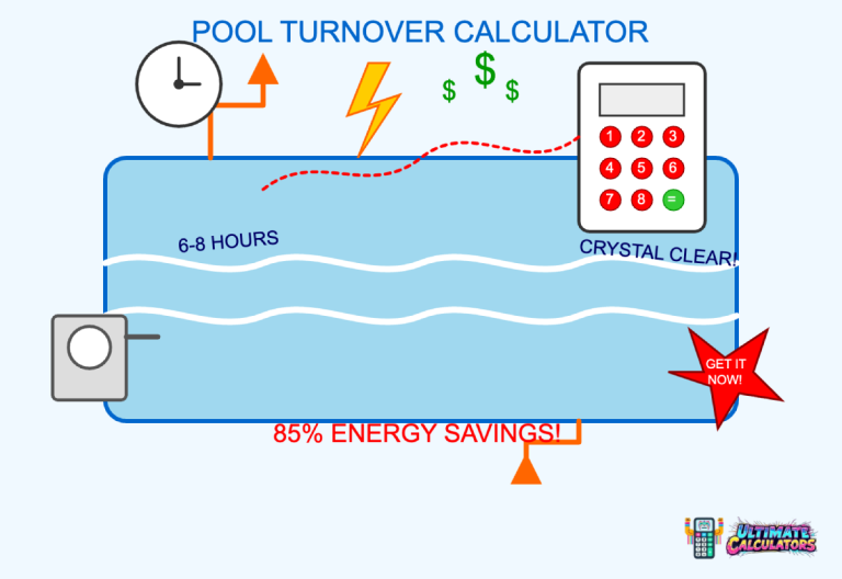 pool turnover calculator