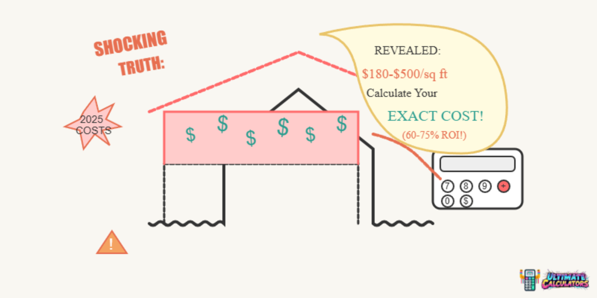 Second Story Addition Cost Calculator: ROI & Budget Planning Tool ...